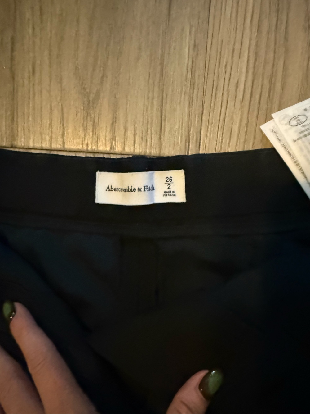 Abercrombie & Fitch Black Wide Leg Pants - Picture 2 of 5
